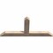 Ekena Millwork Portland Smooth Timber Gable Bracket, Douglas Fir, 60"W x 27"H x 3 1/2"D x 5 1/2"F, 11/12 Pitch GBW060X27X0406POR00SDF - alternate 3